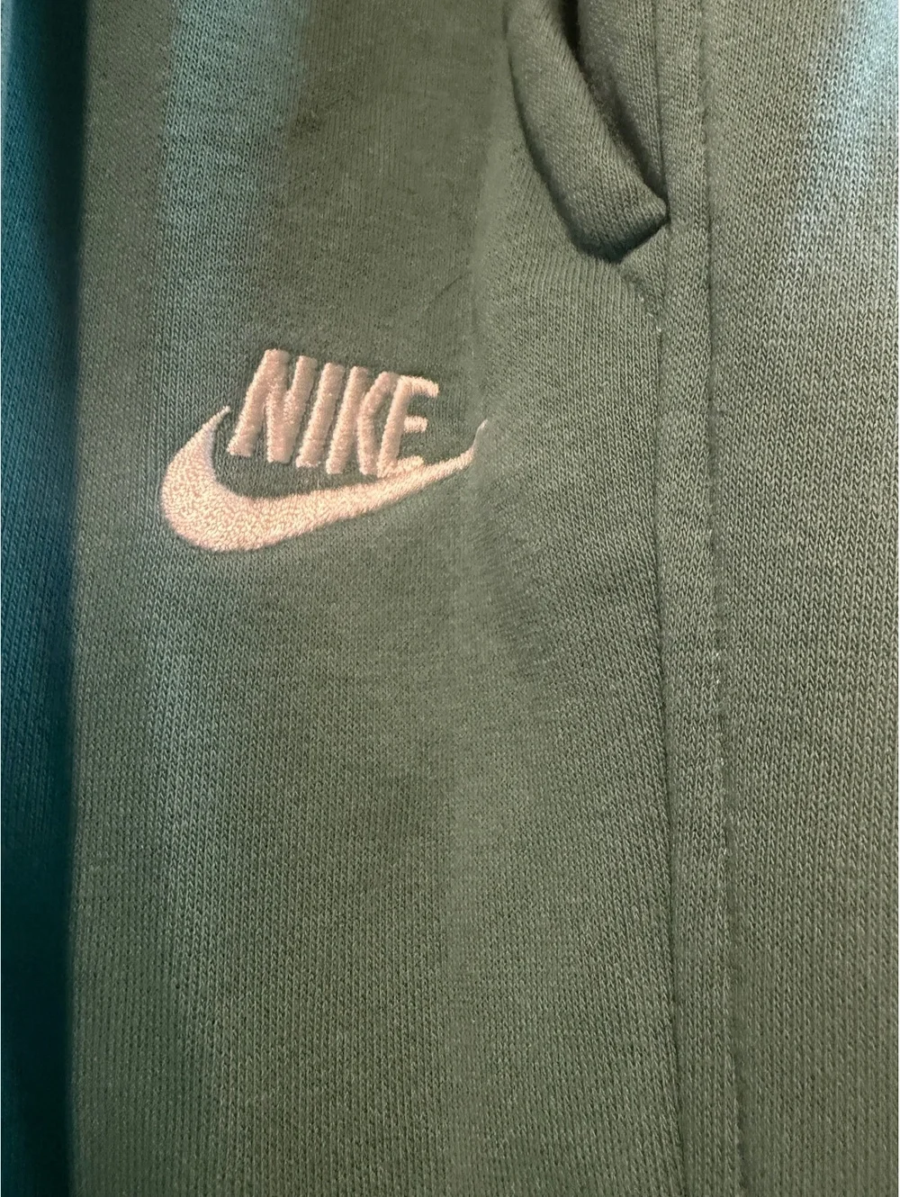 Boys Nike Green Jogger Sweatpants Small